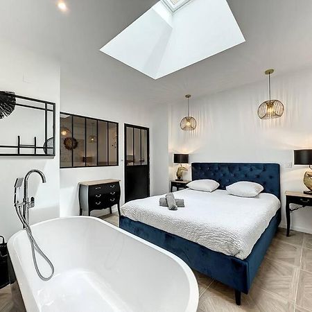 ブジャン・シュル・リブロンLoft Raffine Et Chic Au Calme Proche Du Centre De Beziers Et Des Plagesアパートメント エクステリア 写真