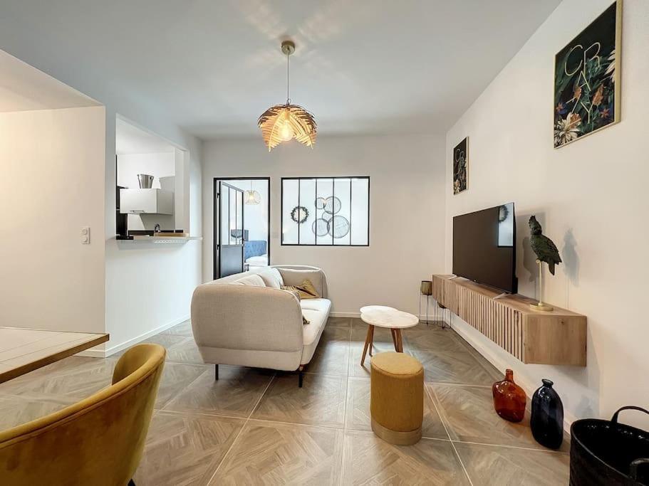 ブジャン・シュル・リブロンLoft Raffine Et Chic Au Calme Proche Du Centre De Beziers Et Des Plagesアパートメント エクステリア 写真